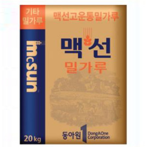[선주문]맥선 고운 통밀가루 20kg / 통밀,고운통밀