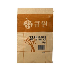 큐원 갈색설탕15kg / 큐원황설탕