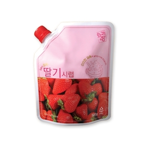 [대두] 딸기시럽 500g (빙수시럽,팥빙수)