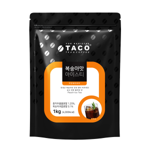 [일시품절/6월중순 입고예정]타코 복숭아맛 아이스티 1kg