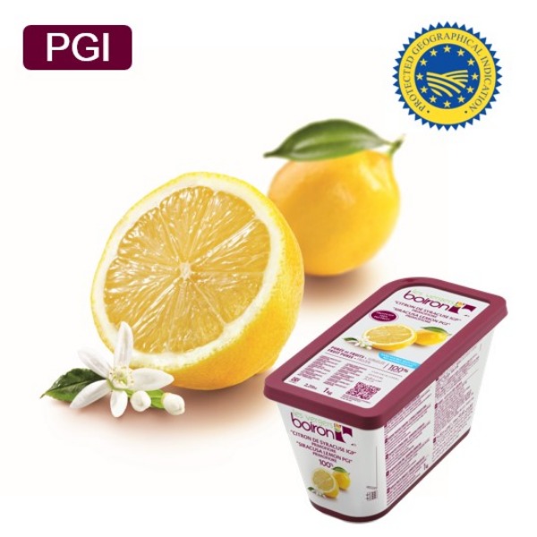 [일시품절/입고일미정]브와롱 PGI 시라쿠사 레몬 냉동 퓨레 1kg