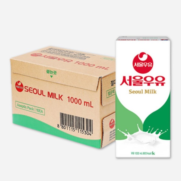 서울우유 멸균우유 1박스 (1000ml*10개)